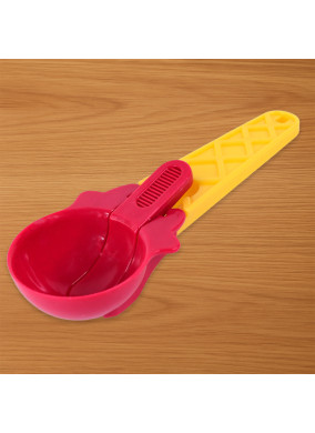 1-Piece Plastic Ice Cream & Watermelon Scooper w...