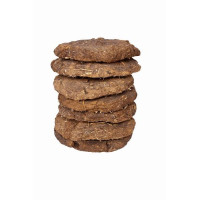 Bhushanbazar Organics Pure & Original Desi Cow Dung Cakes | 100% Natural for Hawan, Pujan & Religious Ceremonies | Eco-Friendly, Smokeless Fuel | Pack of 30, Round 3 Inch