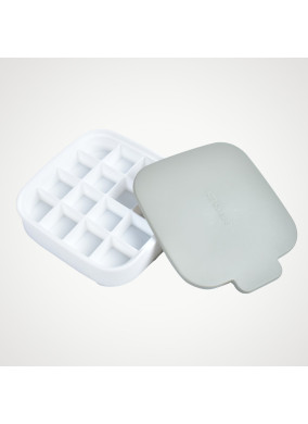 Silicone Ice Tray Mold Household Press-type Ice Cube Grinder Food-grade Freezer Box Multi-functional Ice Storage Box