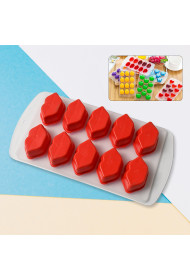 Silicone Mold Ice Cube Tray Creative Sweet Multi Type Ice Tray Buckets, Ice Cube Trays Multi Fruit Shape Ice Tray (1 Pc)