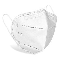 Bhushanbazar 5 Layered N95 Face Mask | Reusable & Washable, White, Without Valve – Pack of 10 (Unisex, Nonwoven Fabric)